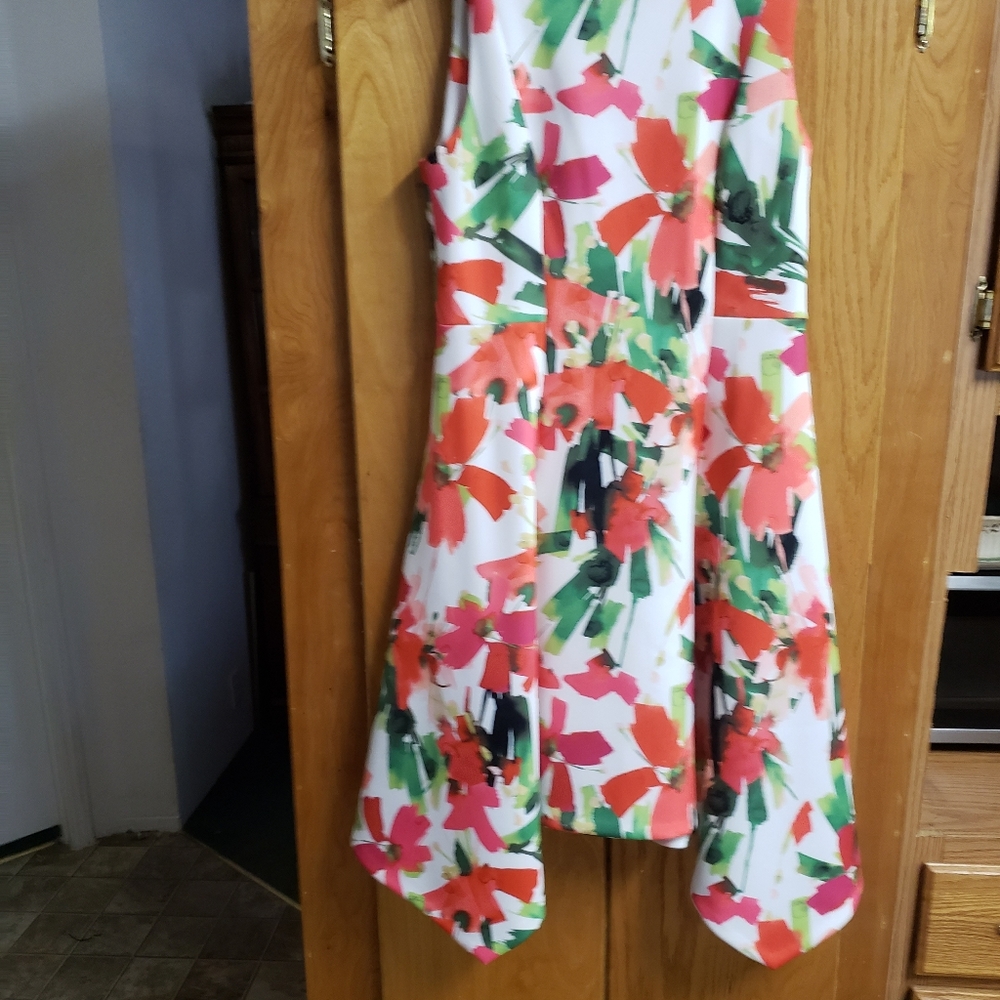 Sleveless DKNY Floral Dress